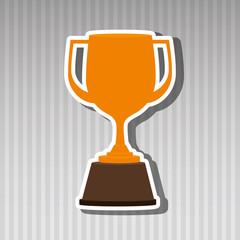 trophy icon  design 