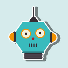 robot icon design 