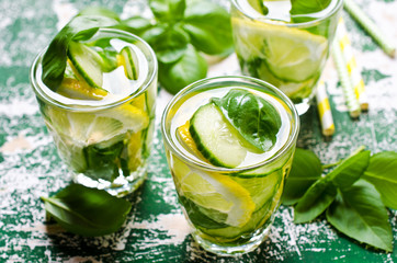 Transparent refreshing drink