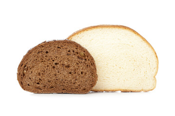 two slices of rye bread