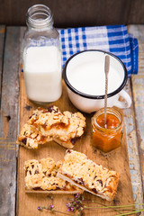 pie with milk