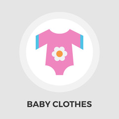 Baby Clothes Flat Icon