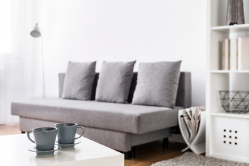 Smell of coffee is all around the place