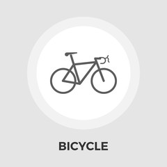 Fototapeta na wymiar Bicycle line icon