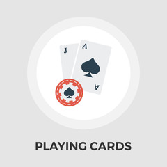 Playing Cards Flat Icon