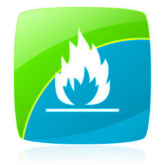 green blue glossy modern vector icon