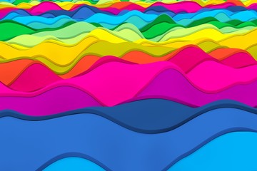 abstract colorful background 3d illustration