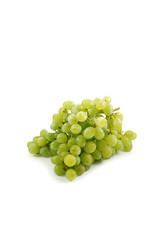 Green Grapes Isolated, white background