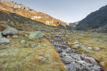 trekking in the Italian Alps