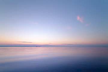 sunrise on the water