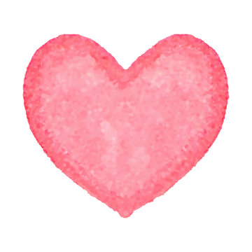 Watercolor heart.
