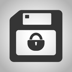 floppy disk protection icon