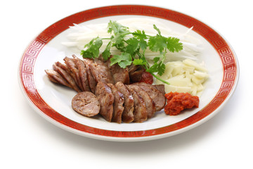 homemade xiang chang, taiwanese sweet pork sausage
