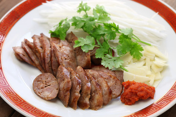 homemade xiang chang, taiwanese sweet pork sausage