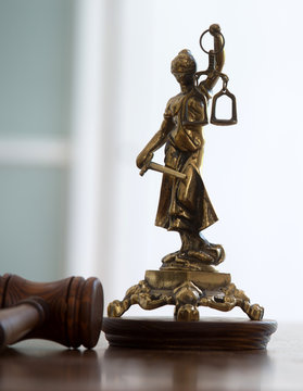 Statue of justice, Law concept, 
