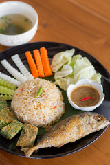 Fish curry rice VEGETABLES