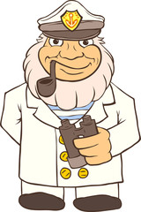 Marine Captain In Dress Clothes