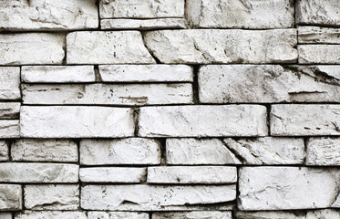 pattern of decorative slate stone wall surface