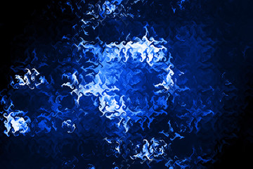 background of blue luminous water