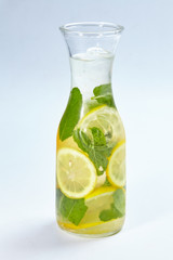 summer lemonade isolated