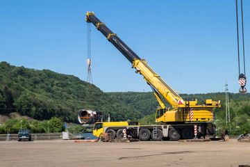 Fototapeta premium Kran- Autokran