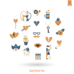 Happy Valentines Day Icons