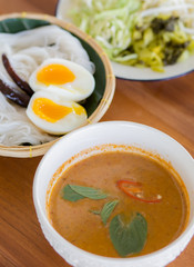 Vermicelli, salted sauce