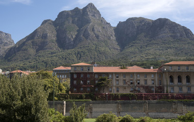 CAPE TOWN SOUTH AFRICA - APRIL 2016 - Cape Town Universirty campus in the Western Cape region of...