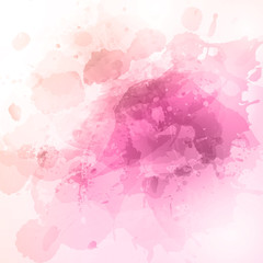 Vector abstract watercolor background. Delicate and light.