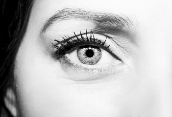 Obraz premium Beautiful insightful look women's eyes