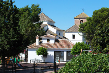 View of the Immaculate Conception church, Mijas.