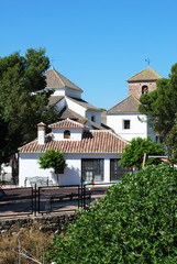 View of the Immaculate Conception church, Mijas.