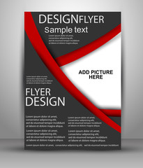 Colorful Brochure design. Flyer template for business, education, presentation, website, magazine cover. Vector eps10.