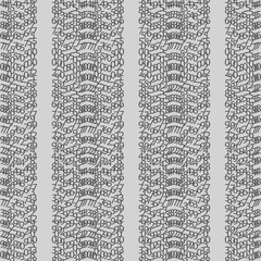 Obraz premium Binary code black and white background with digits on screen. Algorithm binary, data code, decryption and encoding, row matrix, vector illustration on gray background