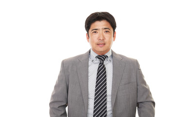 微笑むビジネスマン