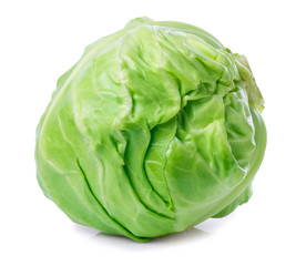 Obraz premium cabbage isolated on white background closeup