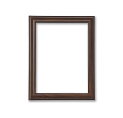 Picture frame on white background