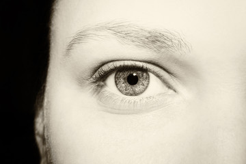 Beautiful insightful look women's vintage eyes