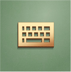 Ikona vintage z szumem i cieniem © vempireart