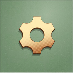 Ikona vintage z szumem i cieniem © vempireart