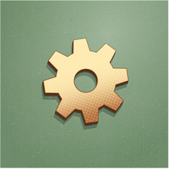 Ikona vintage z szumem i cieniem © vempireart