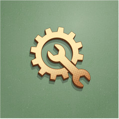 Ikona vintage z szumem i cieniem © vempireart