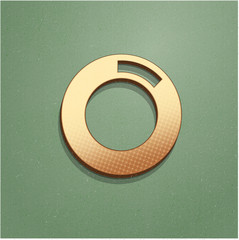 Ikona vintage z szumem i cieniem © vempireart