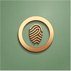 Ikona vintage z szumem i cieniem © vempireart