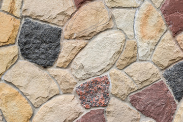 wall with nature stone