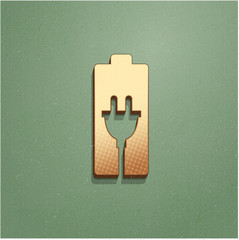 Ikona vintage z szumem i cieniem © vempireart