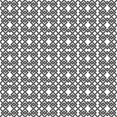Abstract seamless pattern of intersecting lines. Swatch of black lines on a white background.