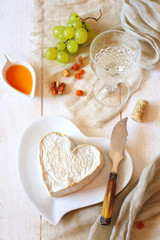 Coeur de Neufchatel cheese, cow milk