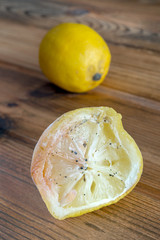 lemon with mold