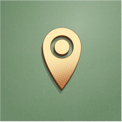 Ikona vintage z szumem i cieniem © vempireart